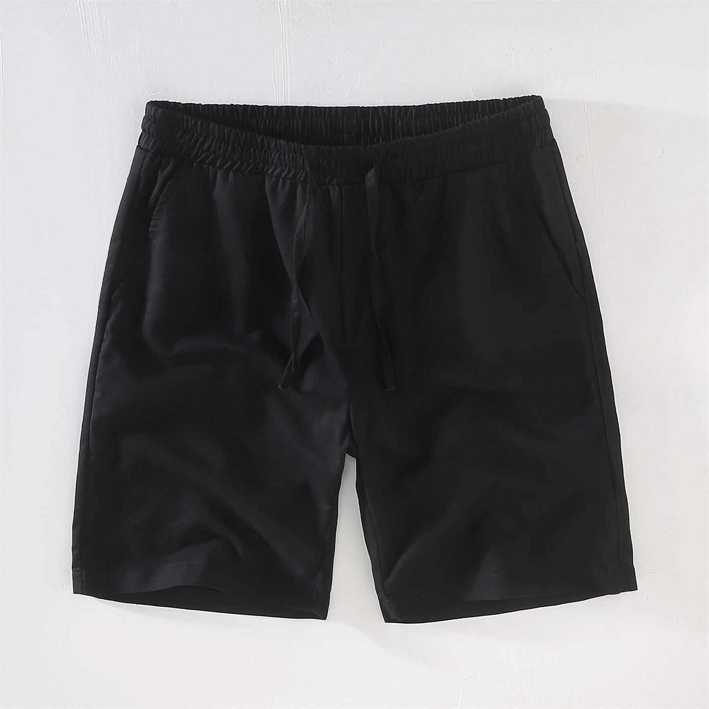 Cotton Linen Drawstring Shorts